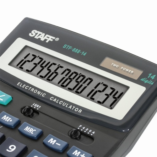 Калькулятор настольный Staff STF-888-14 14 разрядов 250182 фото 8